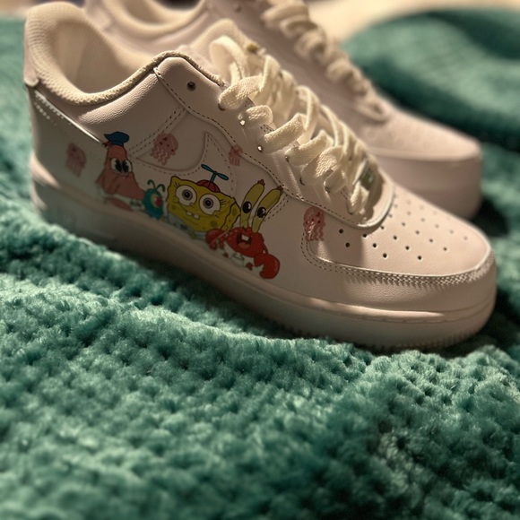 DripCreationz SpongeBob AF1s - Picture 5 of 6